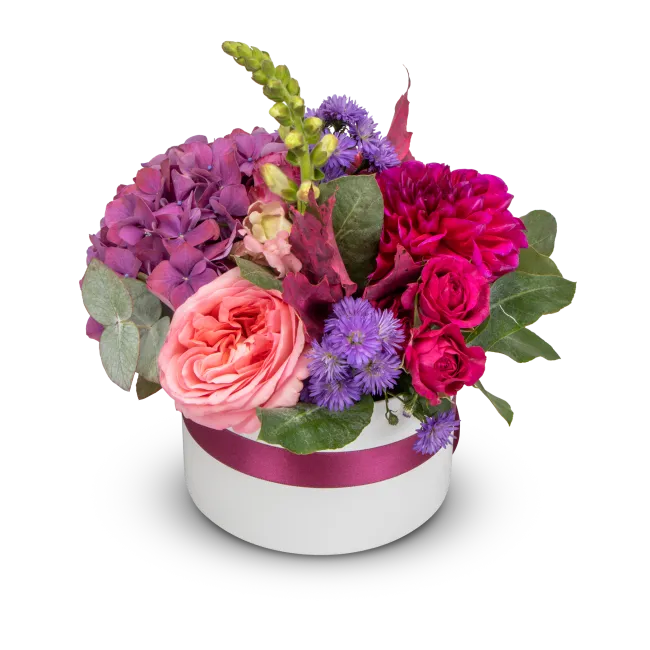 autumn flower box